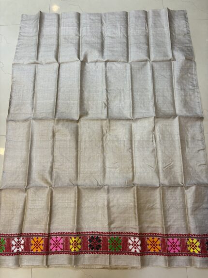 Pure black toss mekhela